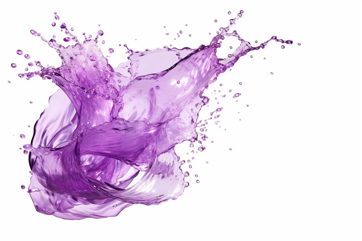 violet-drops-water
